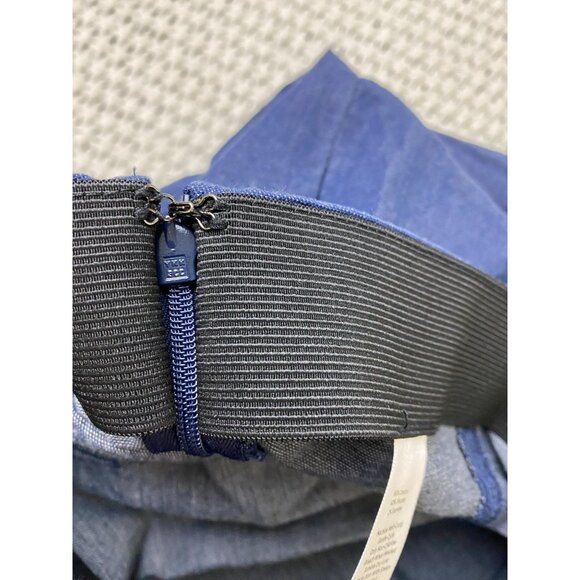 Talbots Portland Trouser Bootcut Denim Women size 10 Blue Stretch Elastic Waist - Picture 11 of 15